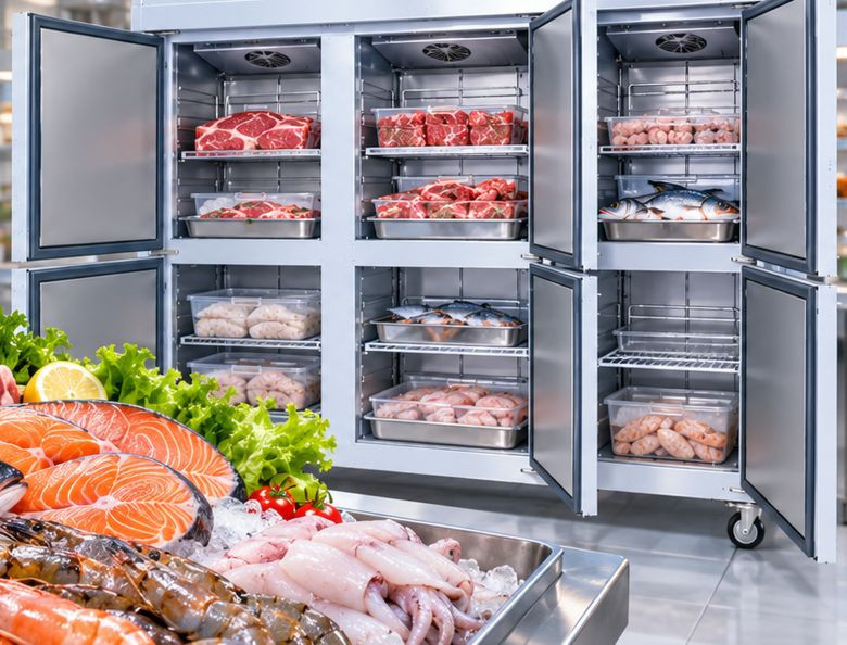 Nhiệt độ cài đặt và lượng thực phẩm bảo quản