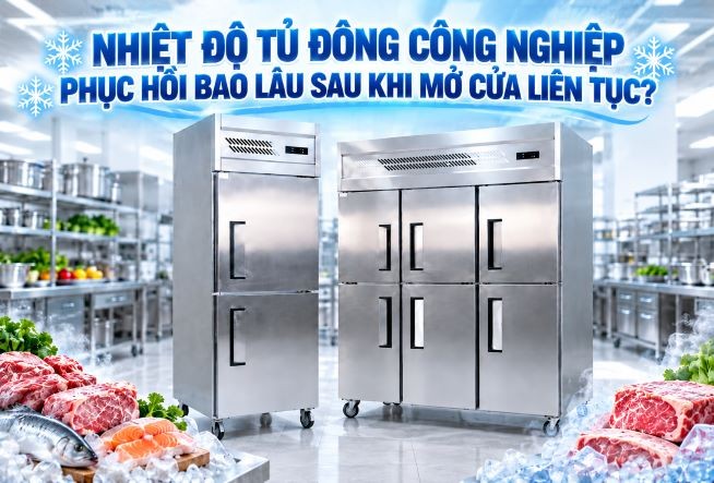 Nhiệt Độ Tủ Đông Công Nghiệp Phục Hồi Bao Lâu Sau Khi Mở Cửa Liên Tục?
