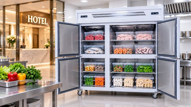 Tiêu chí chọn tủ đông công nghiệp cho khách sạn 50 phòng