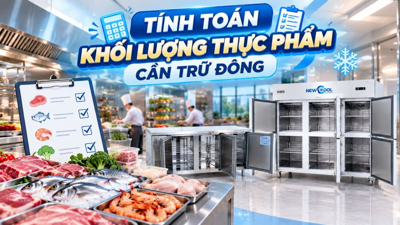 Khối lượng thực phẩm cần trữ đông