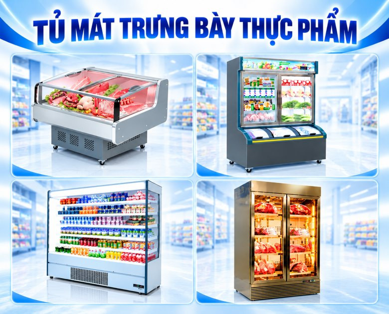 Tủ mát trưng bày