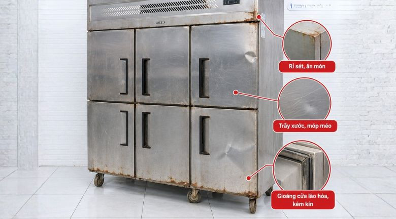 Nên mua tủ mới khi tủ quá xuống cấp