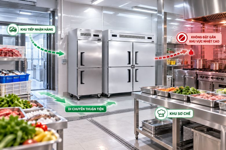 Lựa chọn vị trí lắp đặt phù hợp
