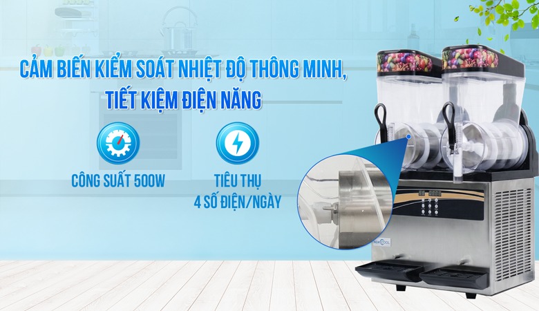 Cảm biến kiểm soát nhiệt độ ổn định, tiết kiệm điện năng