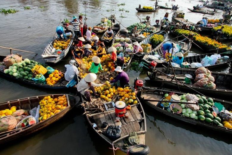 Chợ nổi An Hữu - Tiền Giang Chợ nổi An Hữu - Tiền Giang