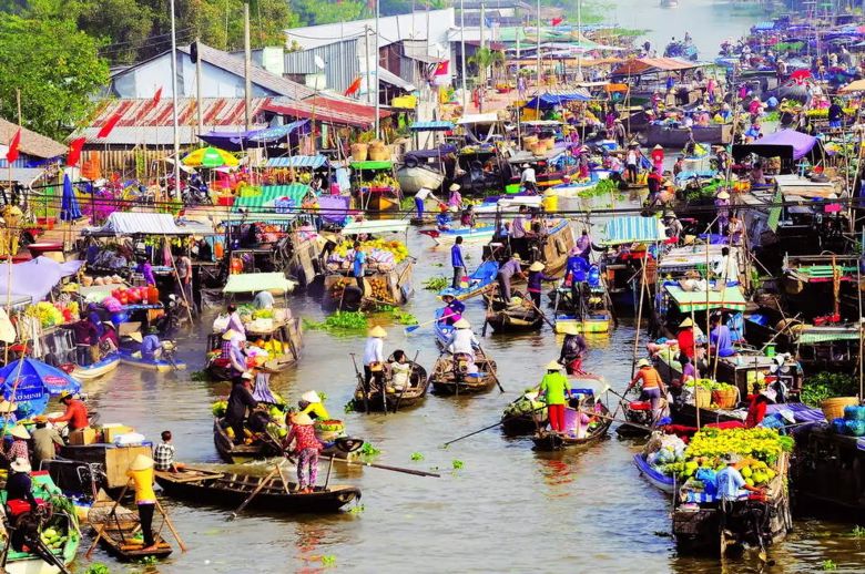 Chợ nổi Cái Răng - Cần Thơ Chợ nổi Cái Răng - Cần Thơ
