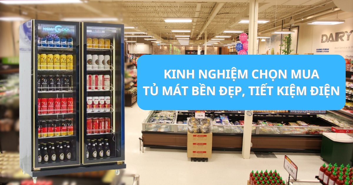7+ kinh nghiệm chọn mua tủ mát bền đẹp, tiết kiệm điện