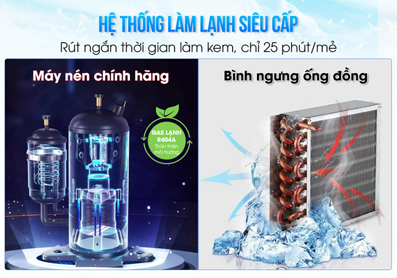 Hệ thống làm lạnh siêu cấp và chất lượng