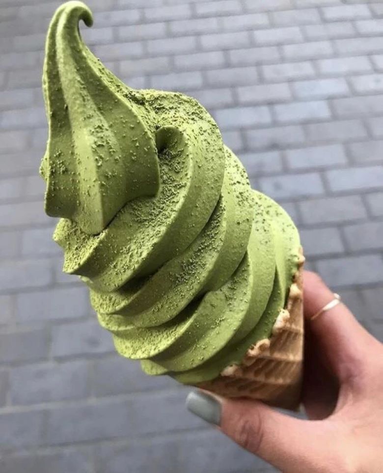 Kem tươi hương vị matcha Kem tươi hương vị matcha
