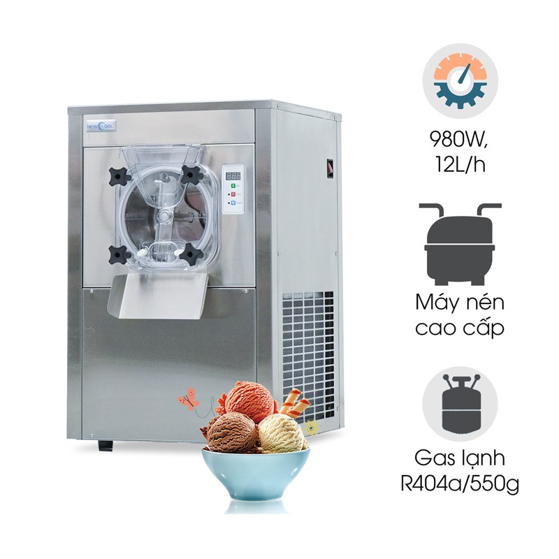 Máy làm kem cứng NEWCOOL NC-BQL-128Y (để bàn)