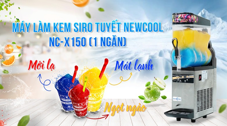 Máy làm kem siro tuyết NC-X150 1 ngăn