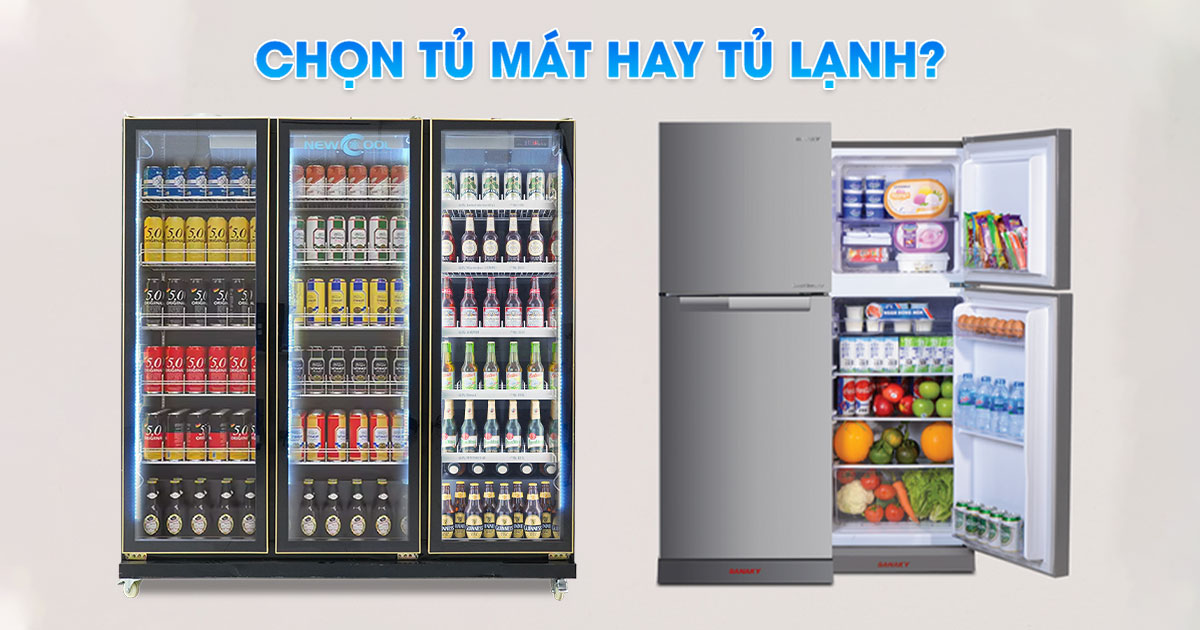 Tủ mát hay tủ lạnh - Đâu là giải pháp tối ưu cho việc trưng bày và bảo quản thực phẩm?
