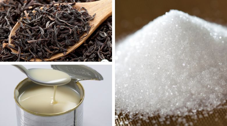 Nguyên liệu cần chuẩn bị trong công thức pha trà sữa