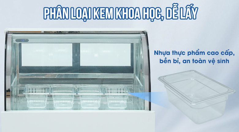 Các khay đựng kem bằng nhựa thực phẩm cao cấp, an toàn vệ sinh Các khay đựng kem bằng nhựa thực phẩm cao cấp, an toàn vệ sinh