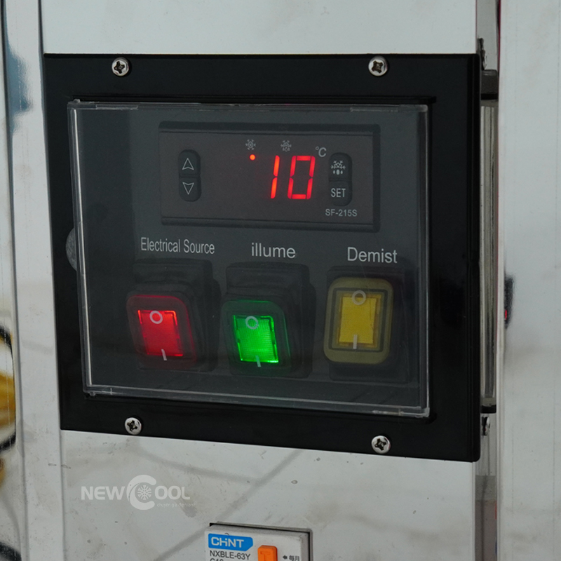 Tủ bảo quản kem 1m2 Q-A12A kính cong (màu đỏ) - 5