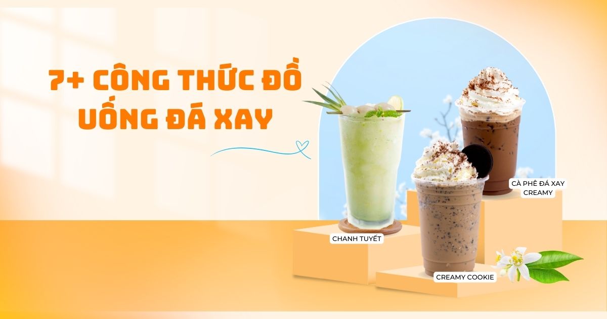 7 công thức đồ uống đá xay xua tan cái nóng mùa hè