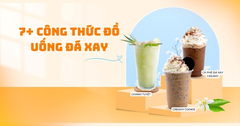 công thức đồ uống đá xay xua tan cái nóng mùa hè