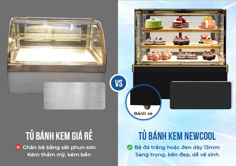 Chân bệ đá trắng/đen sang trọng, bền bỉ