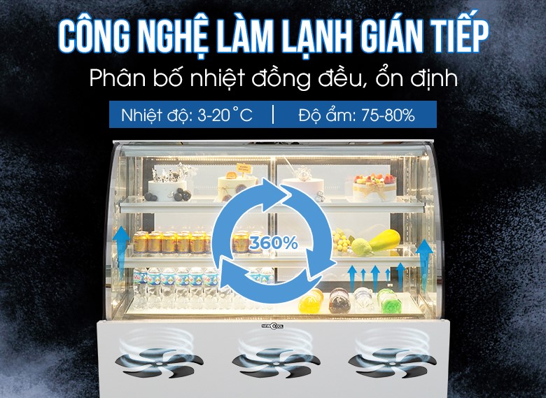 Công nghệ làm lạnh gián tiếp, tản nhiệt đồng đều