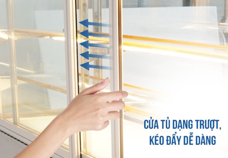 Cửa trượt dễ dàng đóng mở