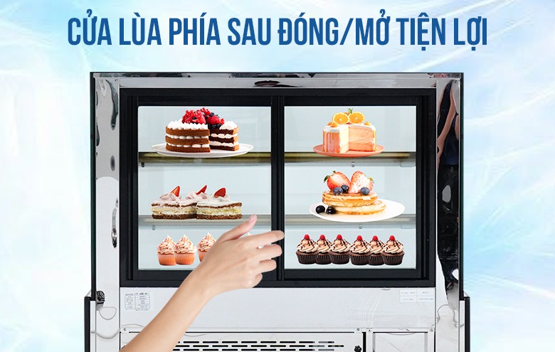 Cửa lùa đóng mở tiện lợi từ phía sau
