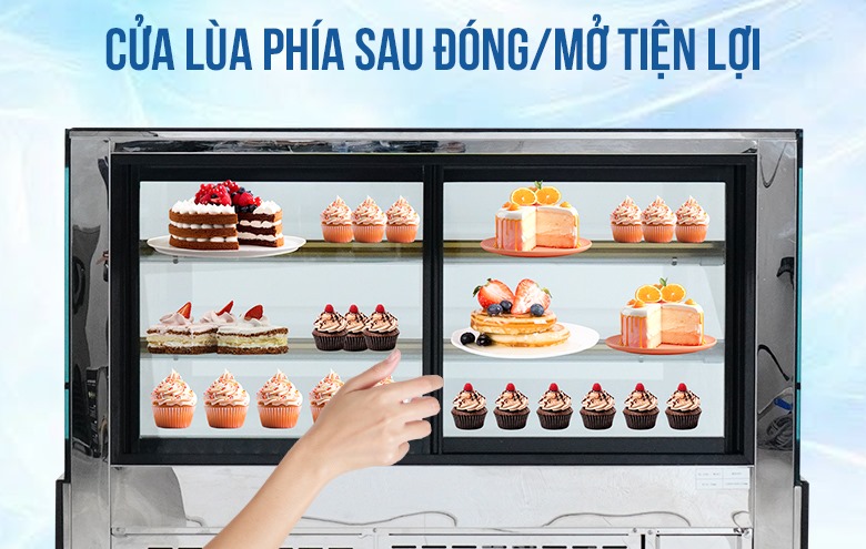 Cửa lùa đóng mở tiện lợi từ phía sau