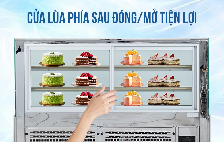 Cửa lùa đóng mở tiện lợi từ phía sau