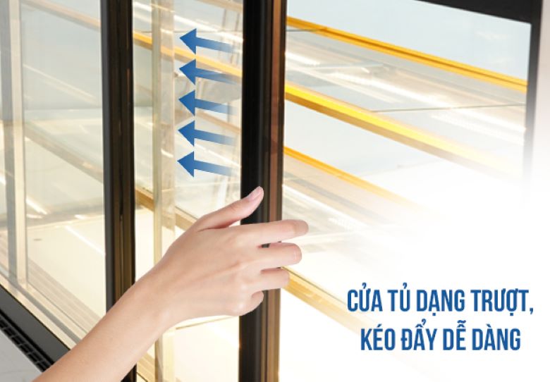 Cửa trượt dễ dàng đóng mở