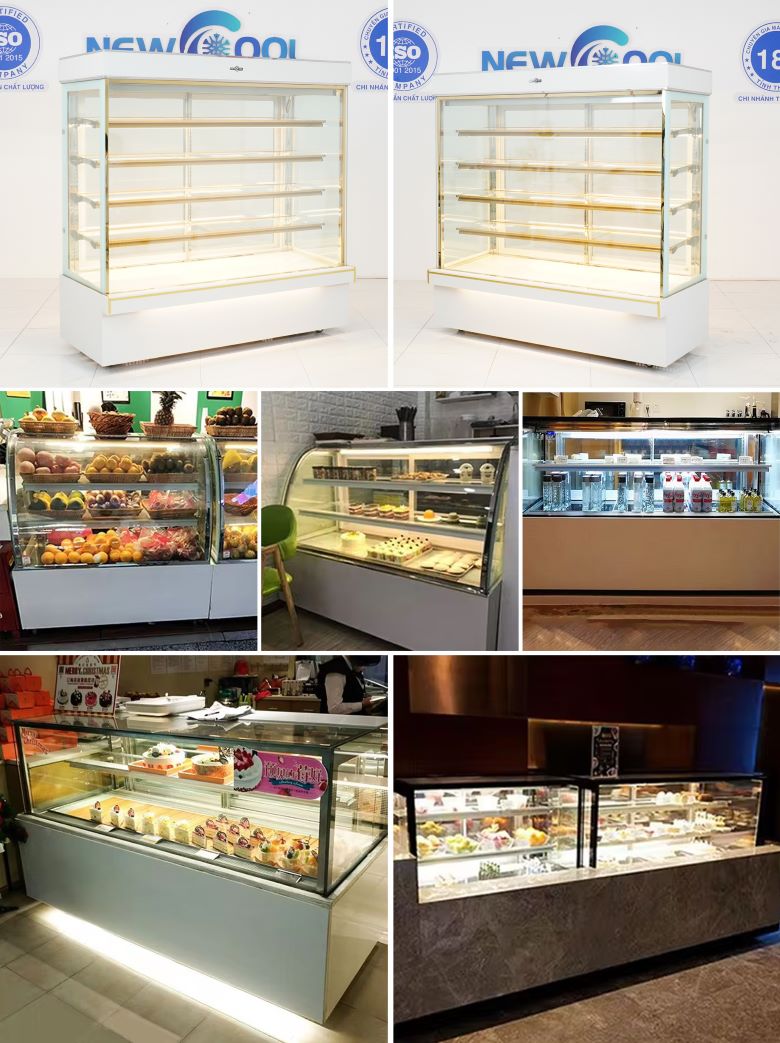 Thực tế khách hàng sử dụng tủ trưng bày bánh kem NEWCOOL