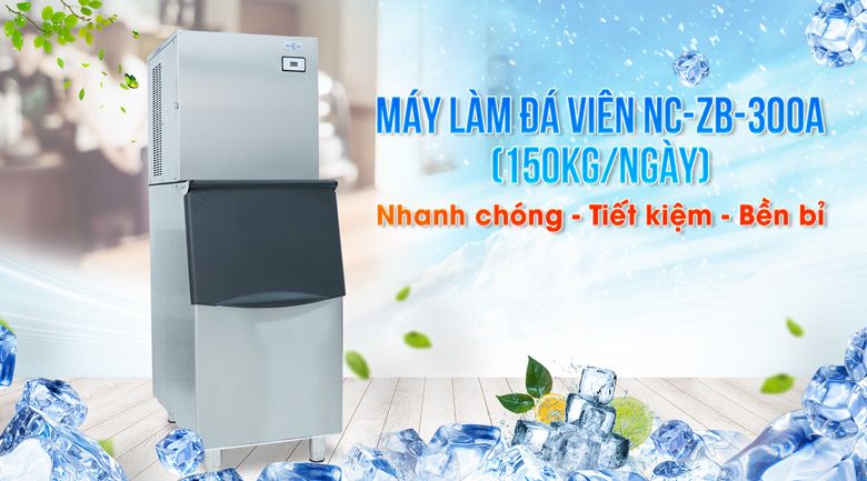 Máy làm đá viên NEWCOOL NC-ZB-300A Máy làm đá viên NEWCOOL NC-ZB-300A
