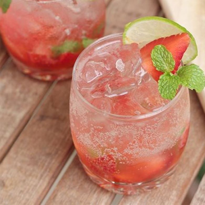 Mojito dâu tây thơm ngon hấp dẫn