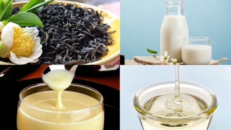 Nguyên liệu pha hồng trà sữa