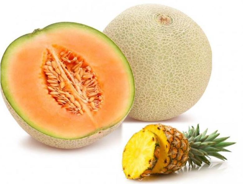 Cách làm nước ép dưa lưới mix với dứa