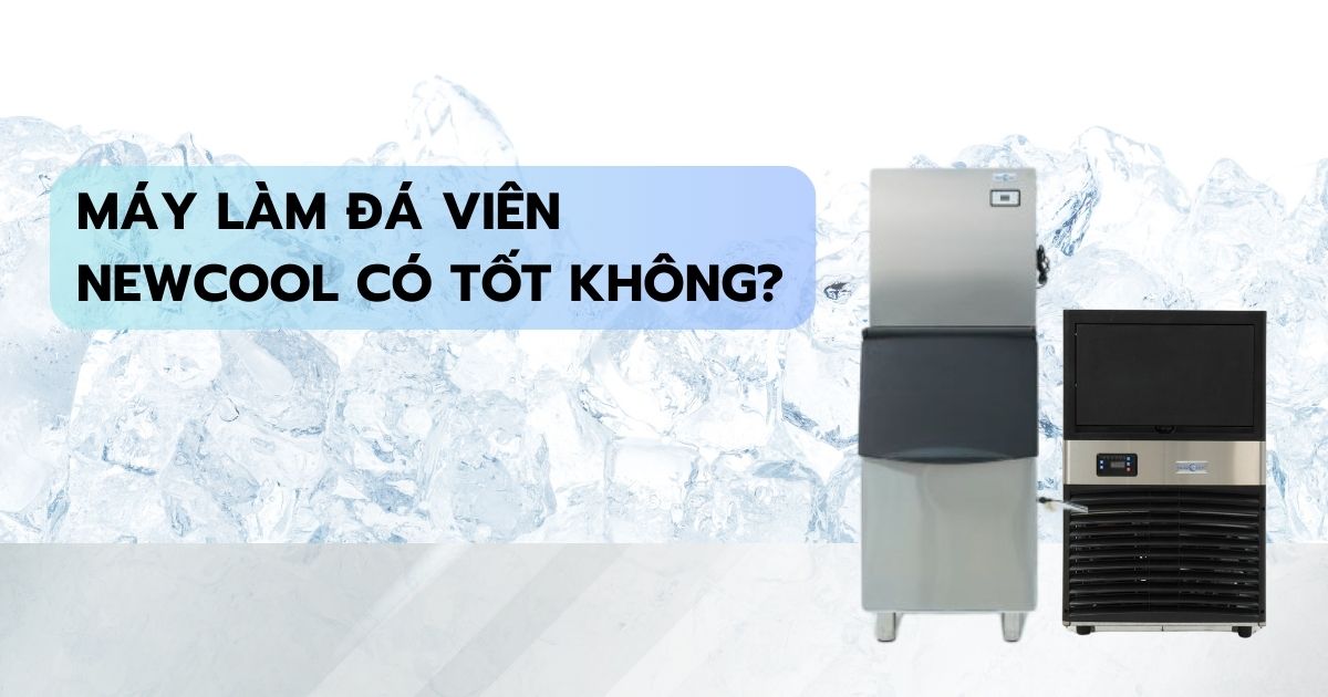 Máy làm đá viên NEWCOOL có tốt không? Giá bán bao nhiêu