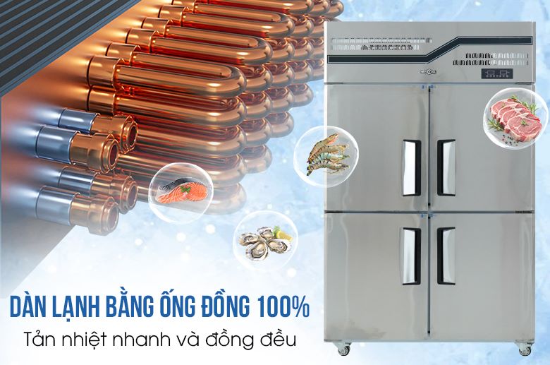 Dàn lạnh bằng đồng thường được đánh giá cao hơn so với dàn lạnh nhôm bởi khả năng dẫn nhiệt tốt hơn