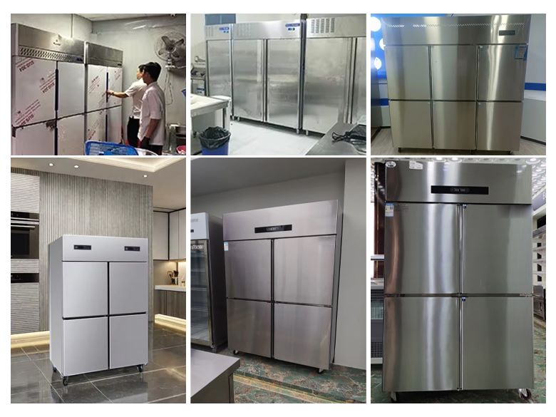 Hình ảnh khách hàng sử dụng tủ đông đứng công nghiệp NEWCOOL