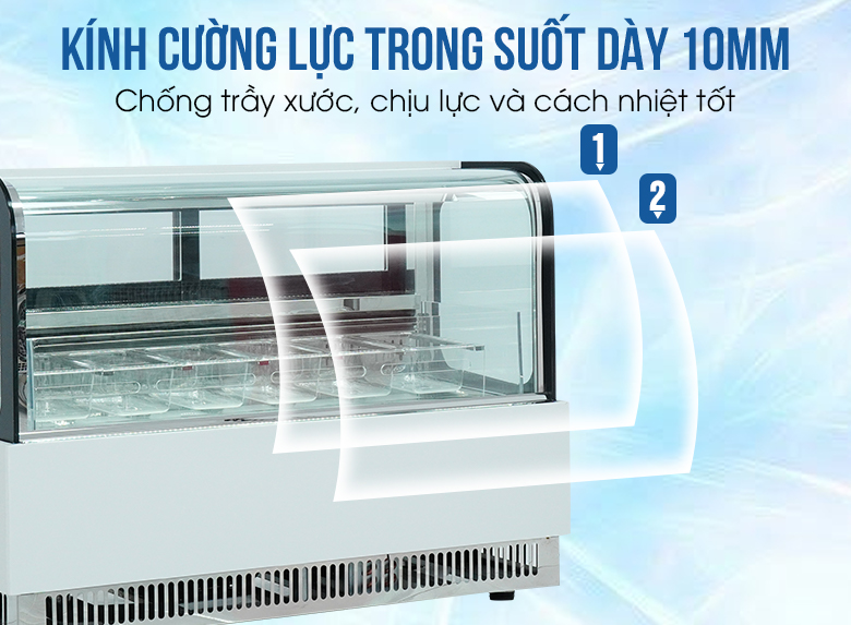 Kính cường lực trong suốt, dày dặn Kính cường lực trong suốt, dày dặn