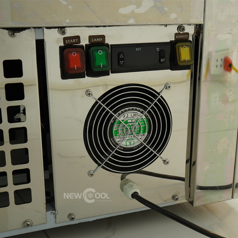 Tủ bảo quản kem 1m2 F-QR540V kính vuông (màu trắng) - 3