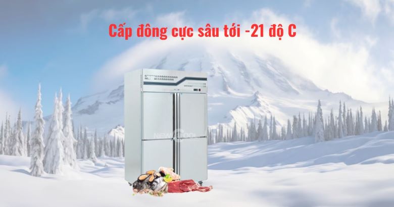 Cấp đông sâu tới -21 độ C