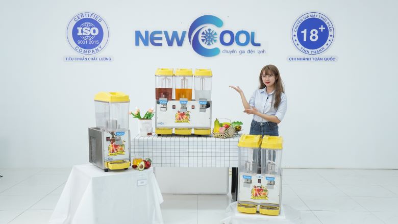Điện lạnh NEWCOOL cung cấp phân phối máy làm lạnh nước trái cây uy tín, chất lượng cao