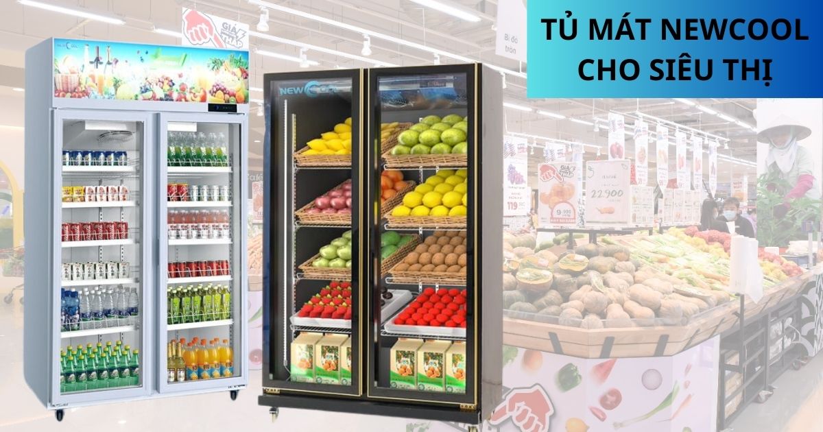 7 lý do nên chọn tủ mát NEWCOOL cho siêu thị
