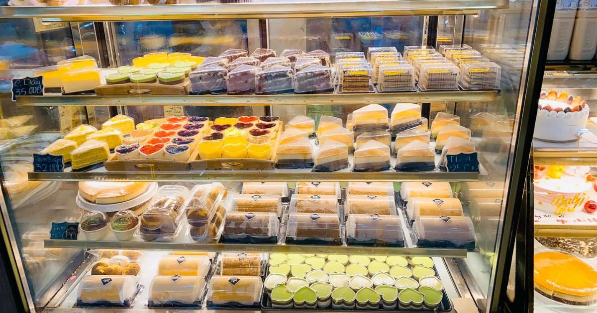 16+ mẫu tủ bánh kem đẹp nhất 2024 dành cho tiệm trà, tiệm bánh