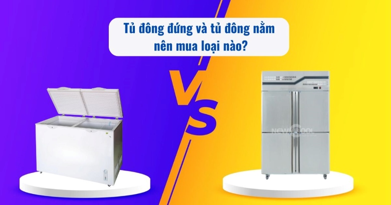 Tủ đông đứng và tủ đông nằm nên mua loại nào?