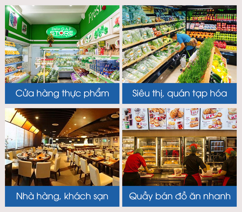 Tủ đông nằm cửa kính lùa phù hợp với nhiều đơn vị kinh doanh