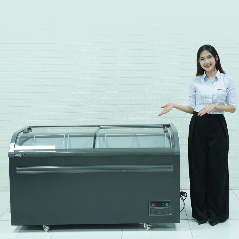 Tủ đông nằm cửa kính lùa 1m5 NEWCOOL SD/SC518 - 0