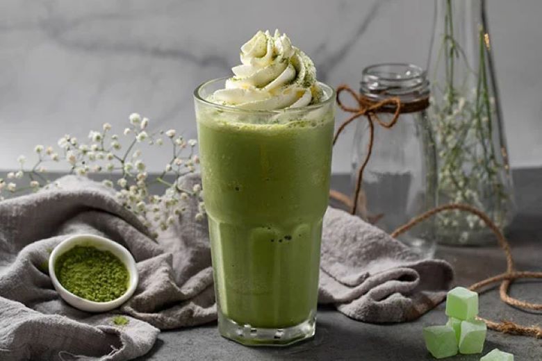 Hương vị đậm đà của cà phê hòa quyện với đá xay