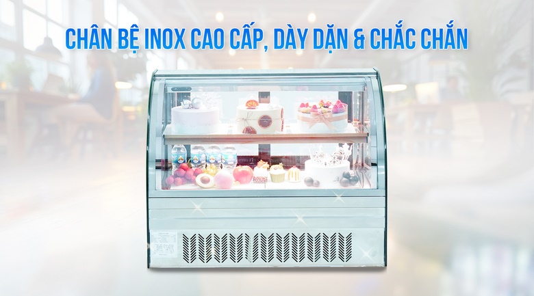 Chân bệ inox cao cấp, bề mặt sáng bóng, hiện đại Chân bệ inox cao cấp, bề mặt sáng bóng, hiện đại