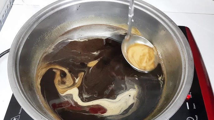 Nấu syrup đường đen