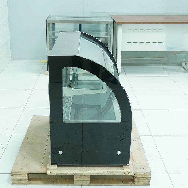 Tủ Trưng Bày Bánh Kem 2 Tầng 90cm Kính Cong Để Bàn DG-TY900 - 2