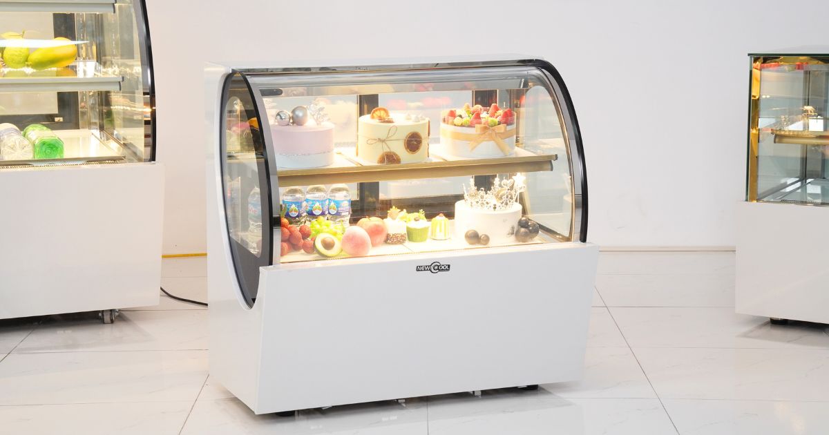 Hướng Dẫn Sử Dụng Tủ Bánh Kem Để Bàn Kính Cong